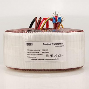 High Power 1000W 380V to 220V Low Temperature Rise Safety Toroidal Isolation Transformer